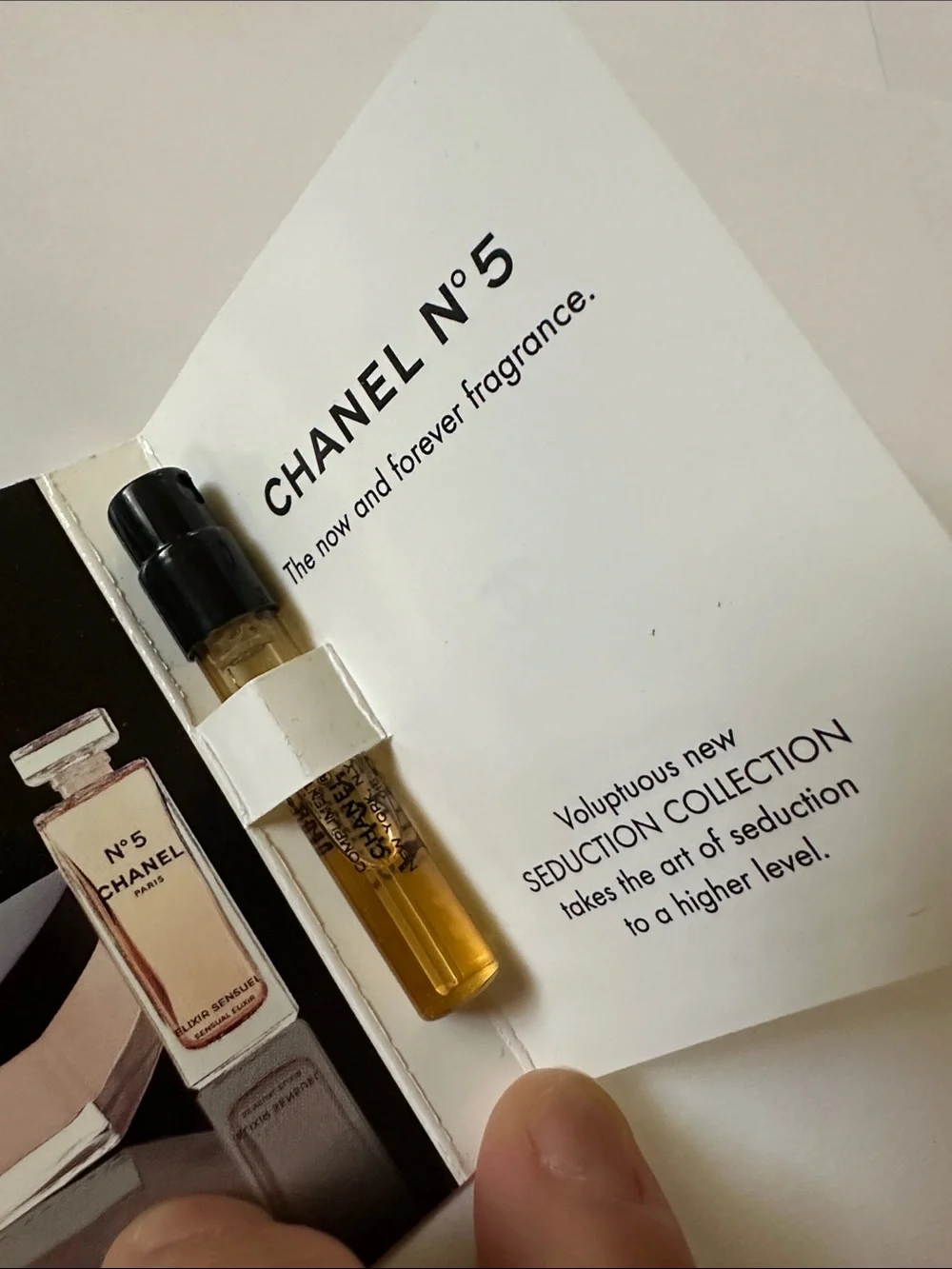 CHANEL N°5 Sample Card and Vial